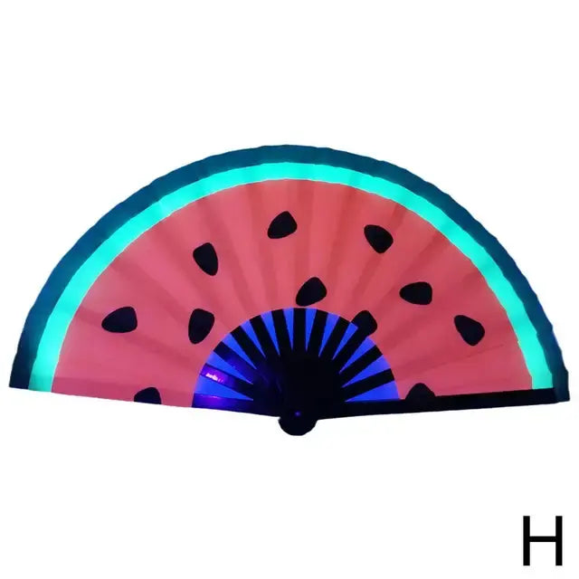 Home1992™ UV Fluorescent Folding Fan