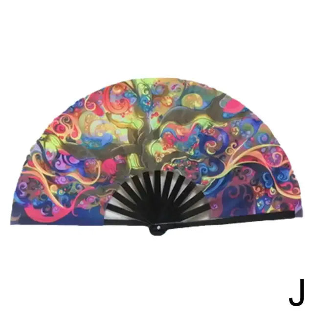 Home1992™ UV Fluorescent Folding Fan