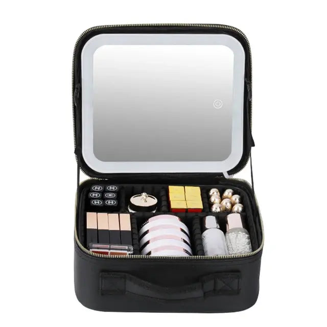 Home1992™ Smart LED Cosmetic Case with Mirror
