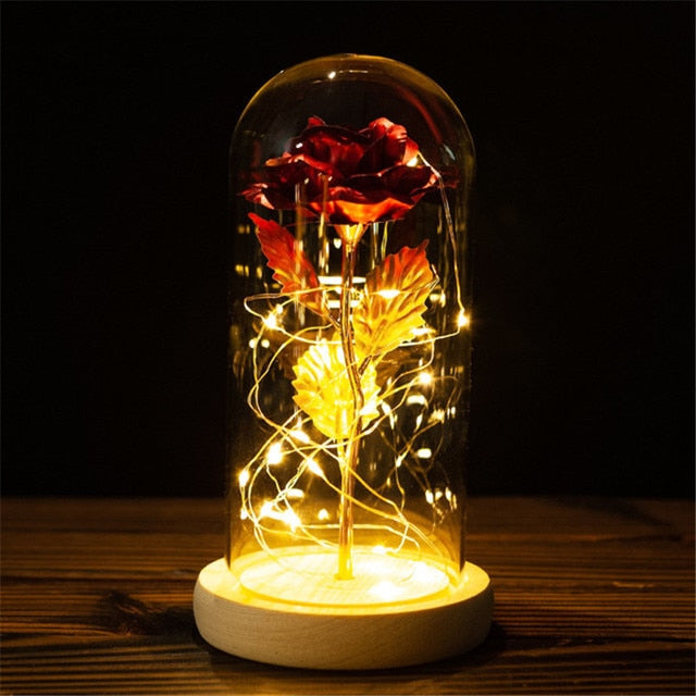 Home1992™ LED Enchanted Galaxy Rose