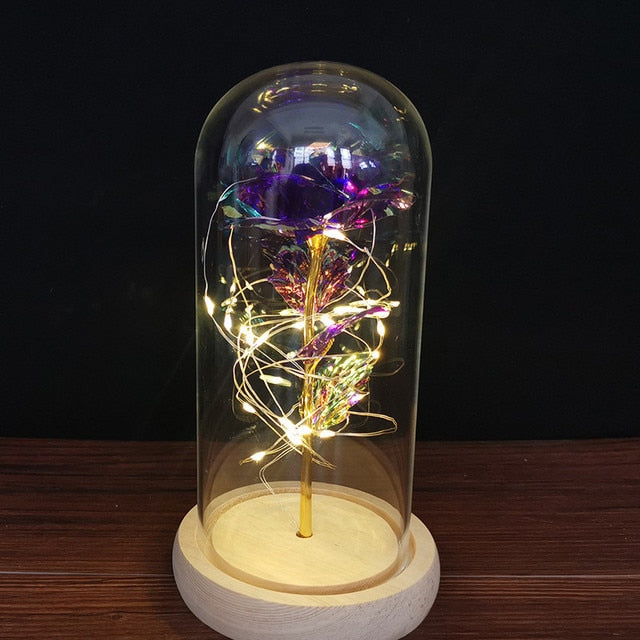 Home1992™ LED Enchanted Galaxy Rose
