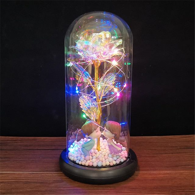 Home1992™ LED Enchanted Galaxy Rose