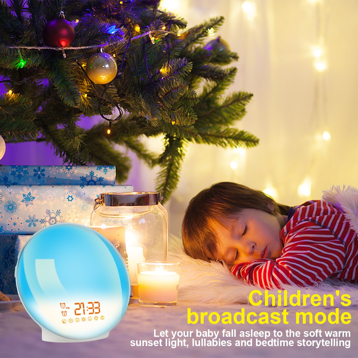 Home1992โข Wake Up Light Alarm Clock