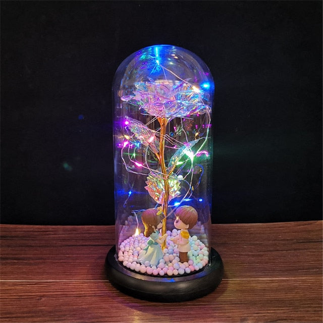 Home1992™ LED Enchanted Galaxy Rose
