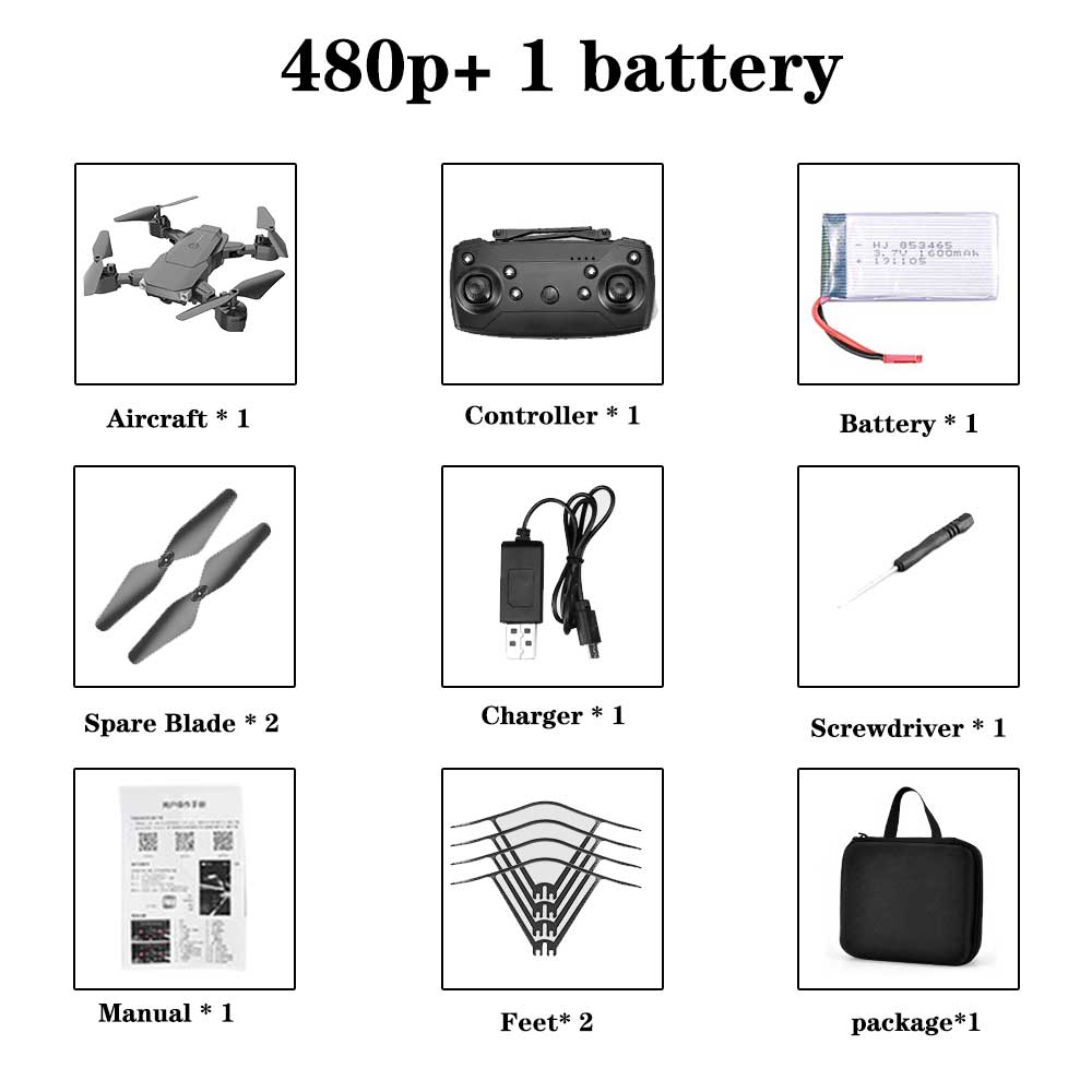 Home1992™ Drone Dual Camera Quadcopter