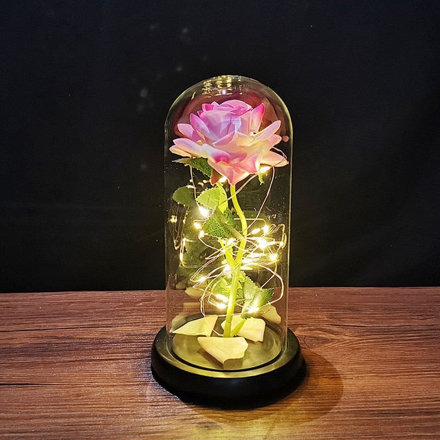 Home1992™ LED Enchanted Galaxy Rose