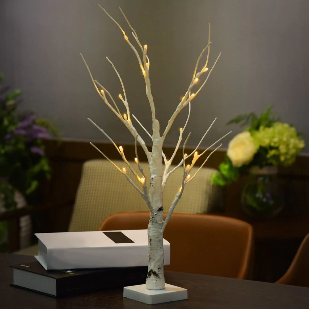 Home1992โข Silver Birch Tree LED Lamp