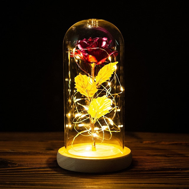 Home1992™ LED Enchanted Galaxy Rose