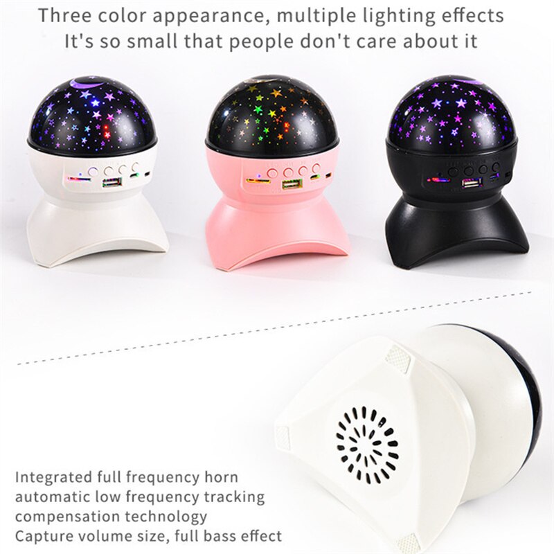 Home1992™ LED Laser Starry Sky Projector Lamp Speaker