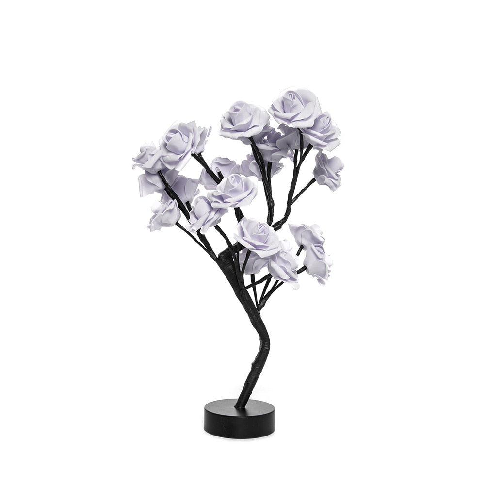 Home1992™ LED Rose Flower Tree Table Lamp