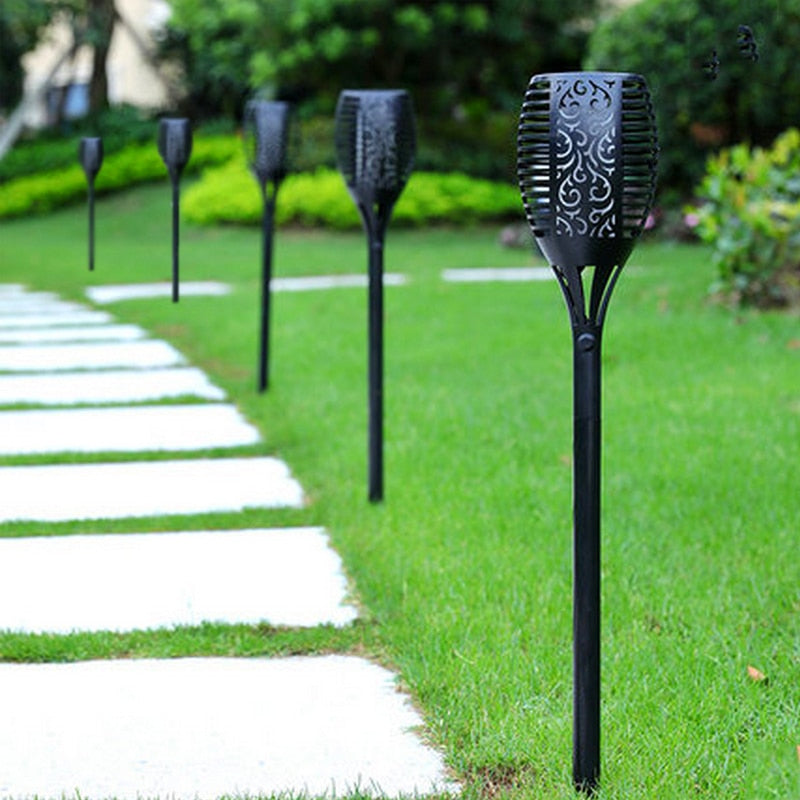 Home1992™ Solar Tiki Torch Lights