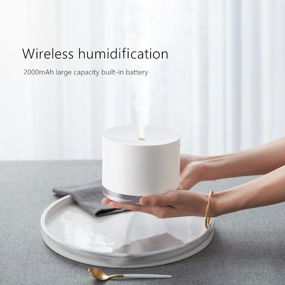 Home1992โข 780ml Wireless Air Humidifier Aromatherapy Diffuser 2000mAh Battery
