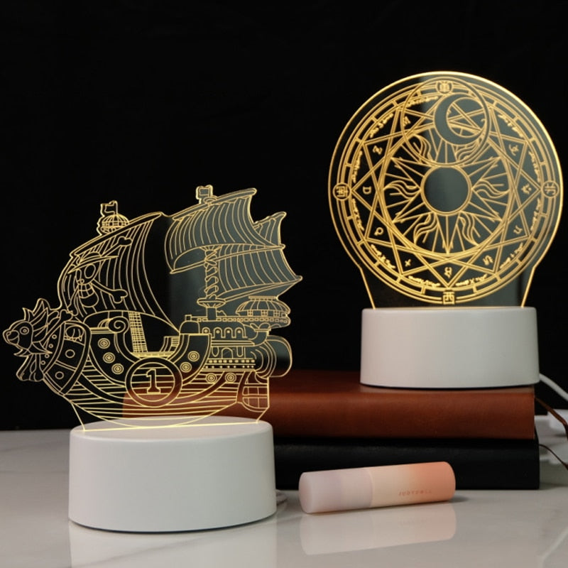 Home1992™ 3D Lamp 3 Color Changing LED Light