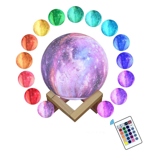 Home1992โข Colorful Sky Moon Lamp