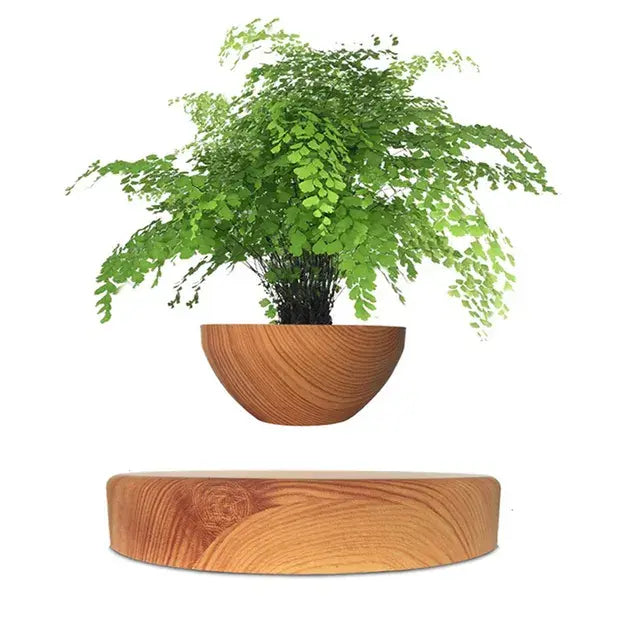 Home1992™ Levitating Air Bonsai Pot Rotation Flower Pot Planters Home Decor