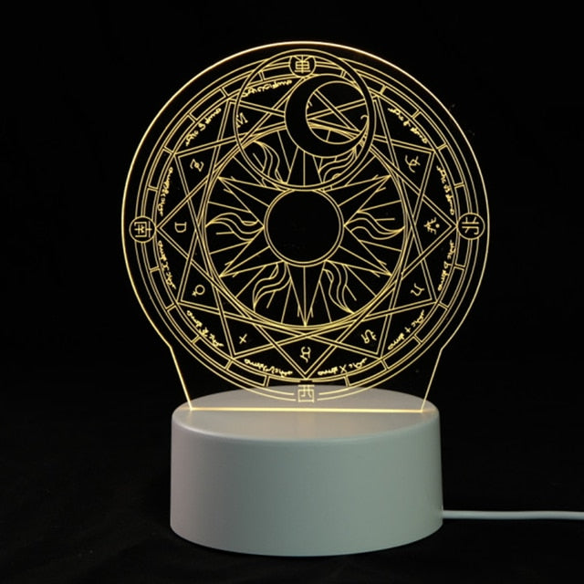 Home1992™ 3D Lamp 3 Color Changing LED Light