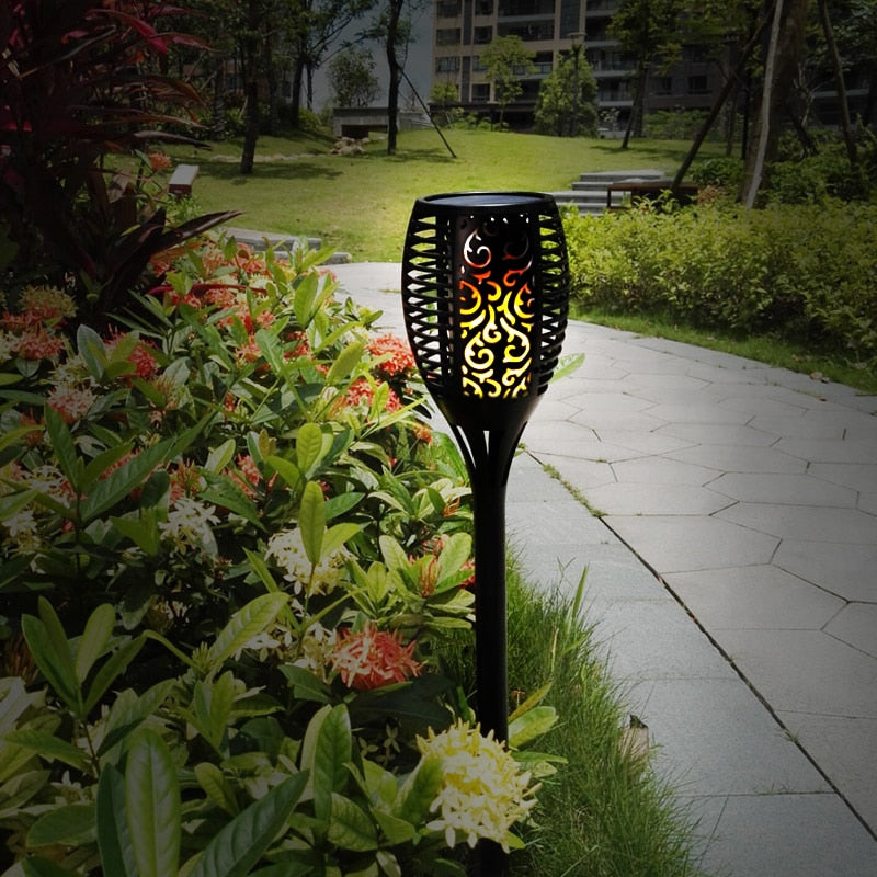 Home1992™ Solar Tiki Torch Lights