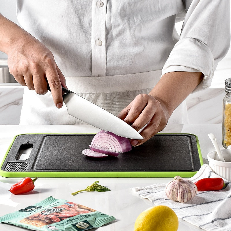 Home1992™ Cutting Board With Knife Sharpener