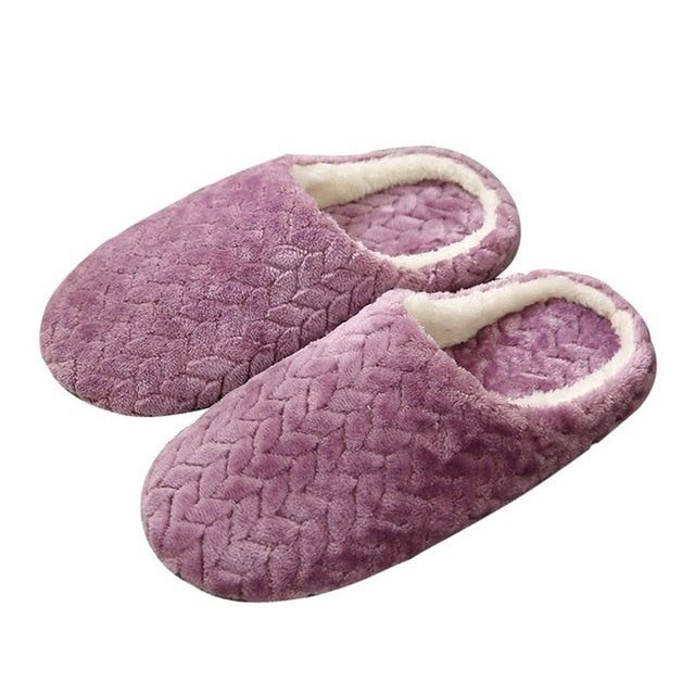 Home1992™ Christmas Couples Cotton Slippers