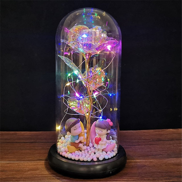 Home1992™ LED Enchanted Galaxy Rose