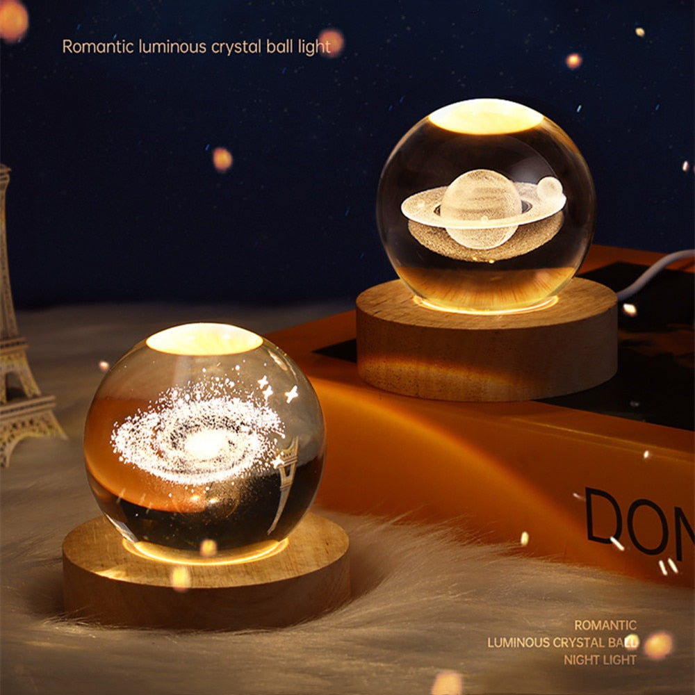 Home1992™ 3D Laser Engraved Balls Lamp