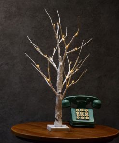 Home1992™ Silver Birch Tree LED Lamp