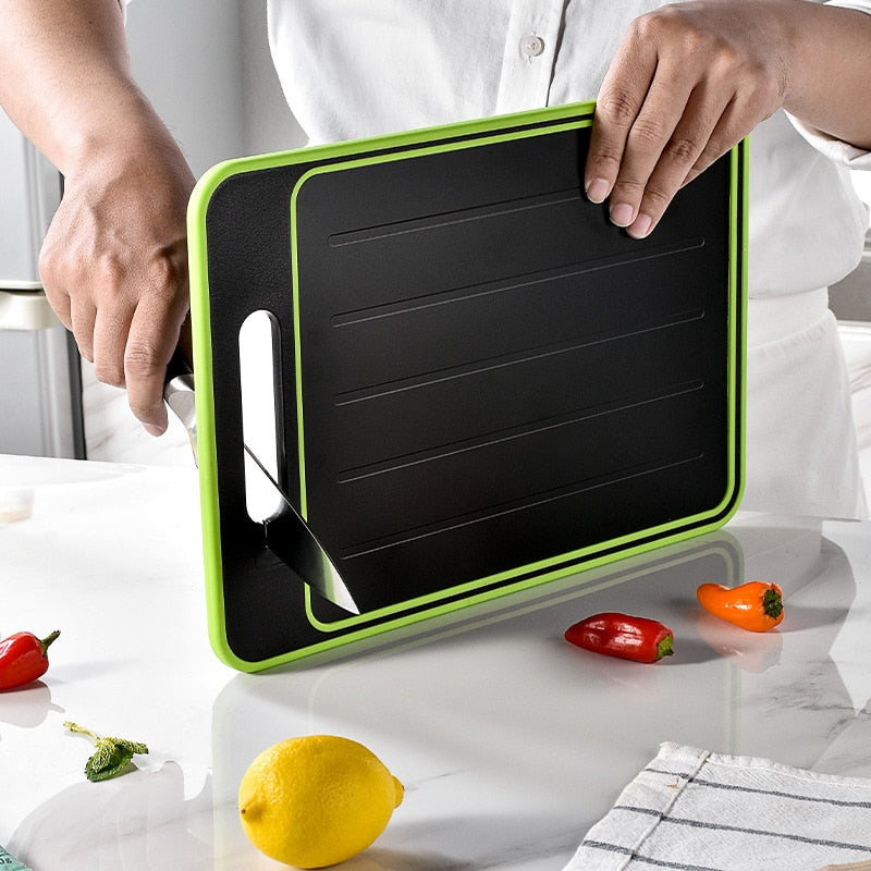 Home1992™ Cutting Board With Knife Sharpener