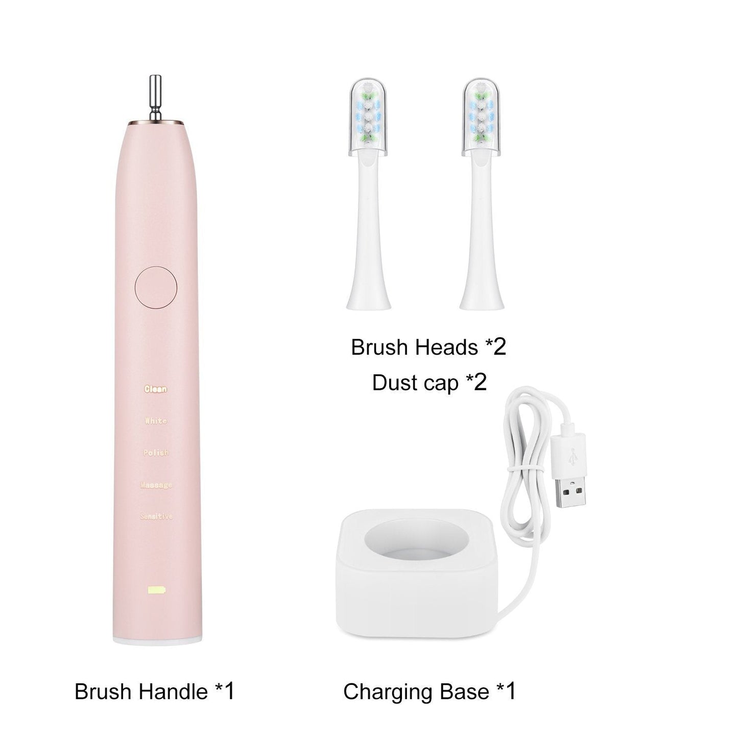 Home1992™ Electric Toothbrush IPX7 Replacement Heads Set