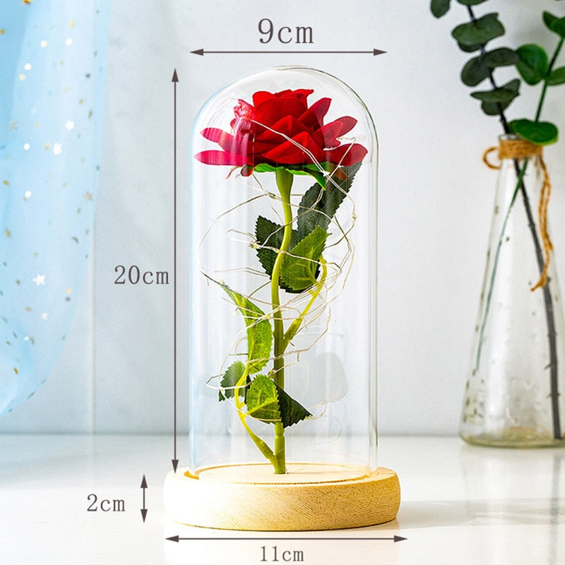 Home1992™ LED Enchanted Galaxy Rose