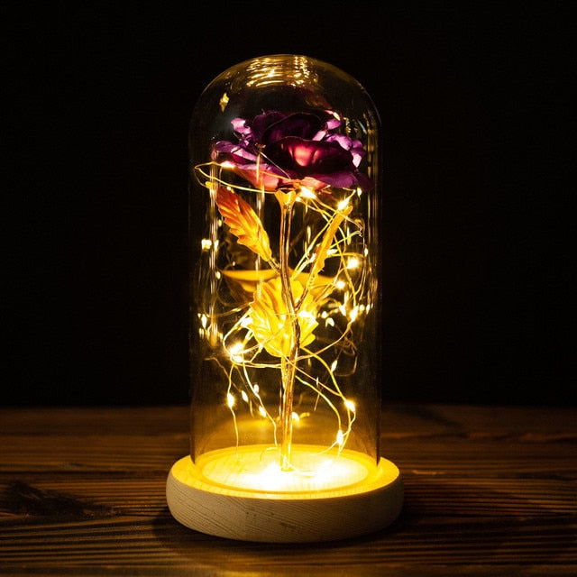 Home1992™ LED Enchanted Galaxy Rose