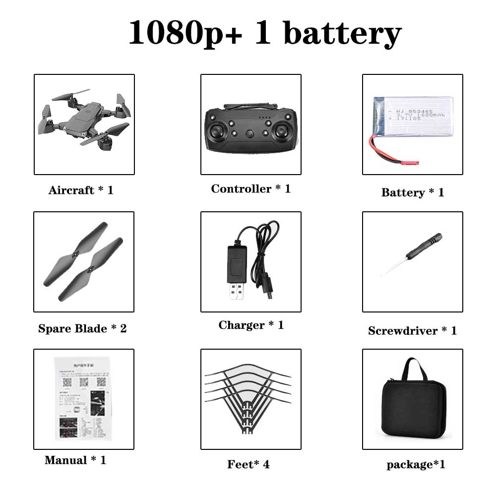 Home1992™ Drone Dual Camera Quadcopter