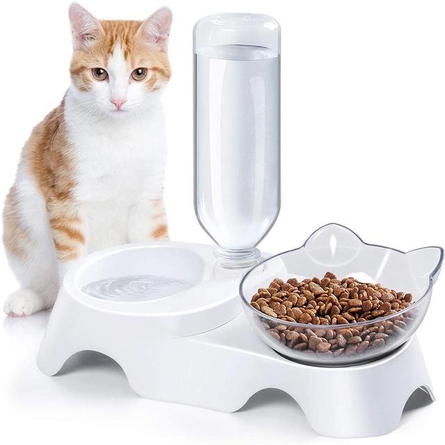 Home1992™ Pet Double Bowls Auto Water Dispenser
