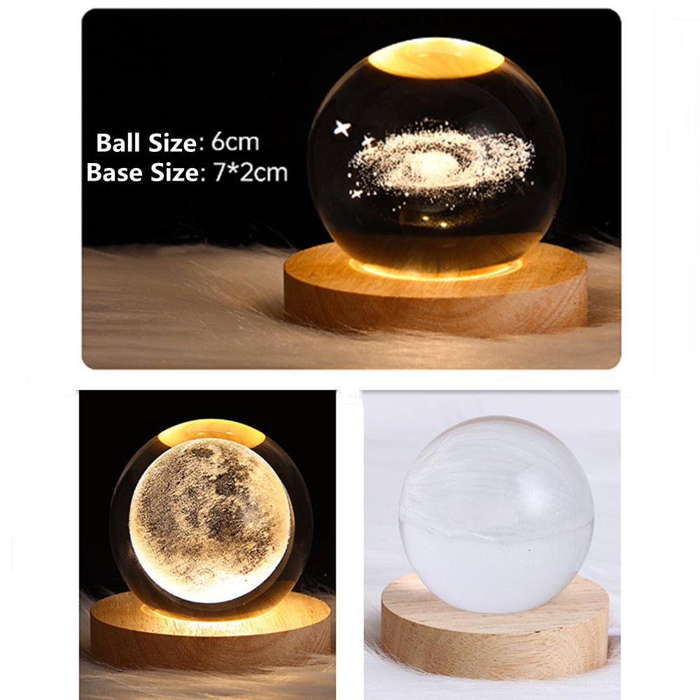 Home1992™ 3D Laser Engraved Balls Lamp