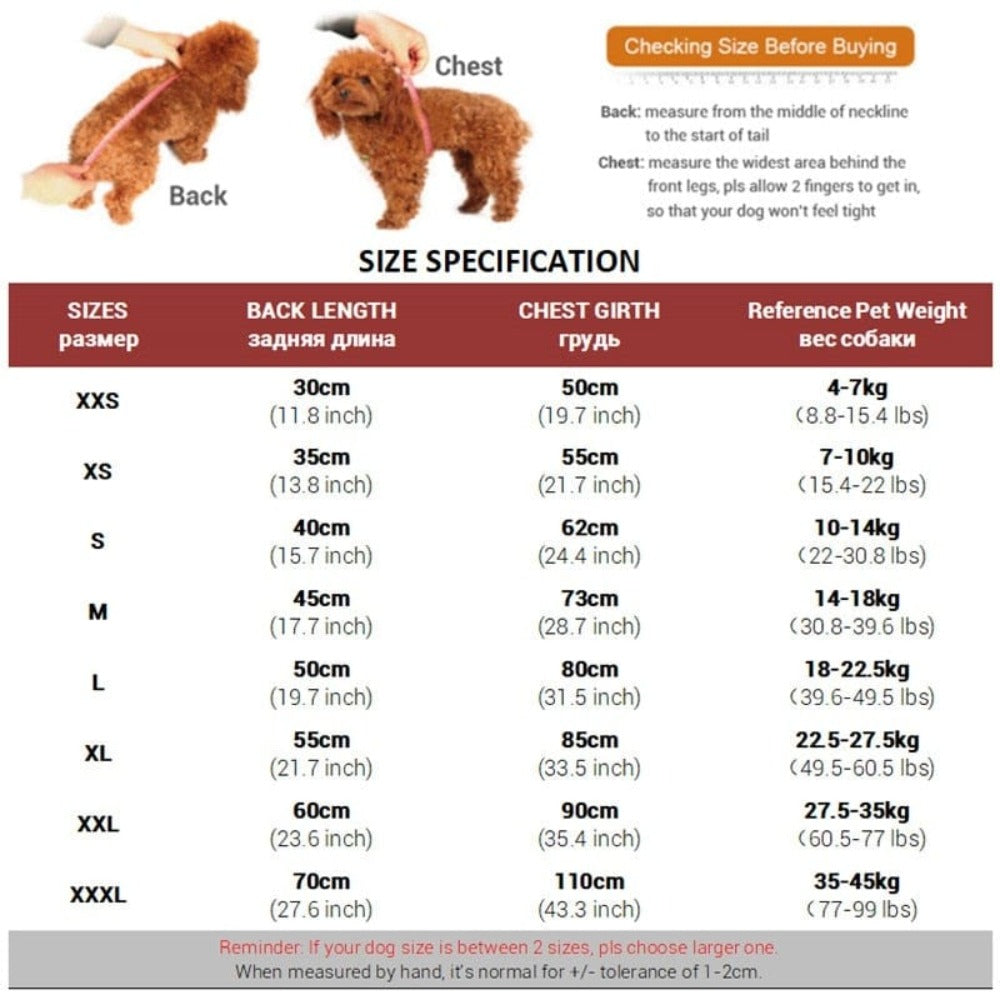 Home1992™ Thick Winter Fleece Dog Coat