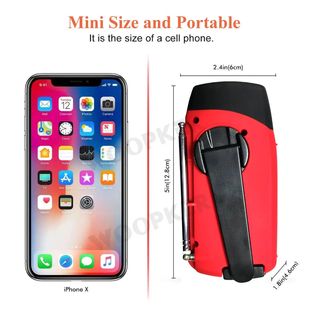 Home1992™ Upgrade Multifunction Emergency Radio Flashlight